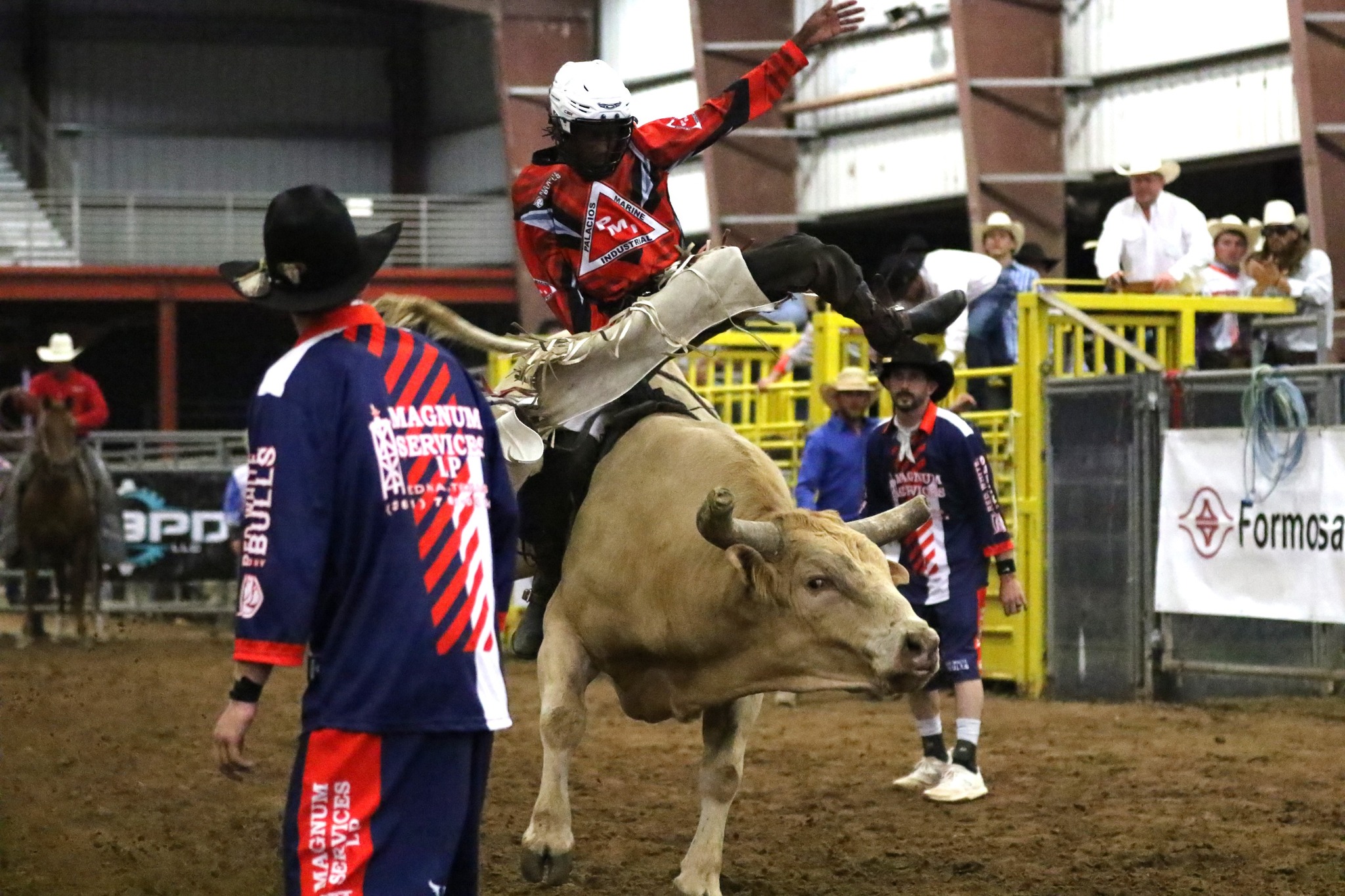 Red, White & Bulls Non-Profit. Support Your Veterans. 2024 Rodeo.